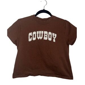 Sunday Best Brown Cowboy Tee